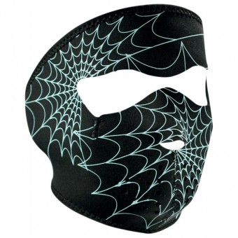 Schutzmaske Zanheadgear Spiderweb Glow In The Dark Schutzmaske Zanheadgear Spiderweb Glow In The Dark