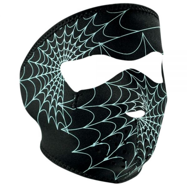 Schutzmaske Zanheadgear Spiderweb Glow In The Dark