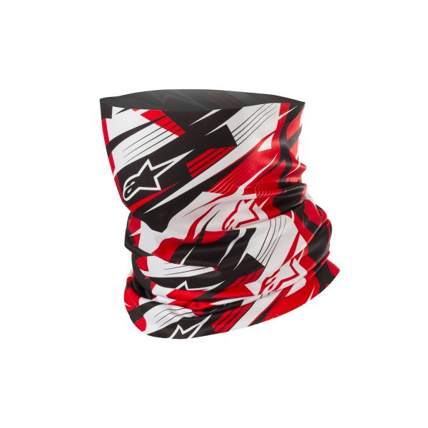 Motorrad-Halswärmer Alpinestars Blurred Neck Tube Schwarz Weiß Rot Motorrad-Halswärmer Alpinestars Blurred Neck Tube Schwarz Weiß Rot