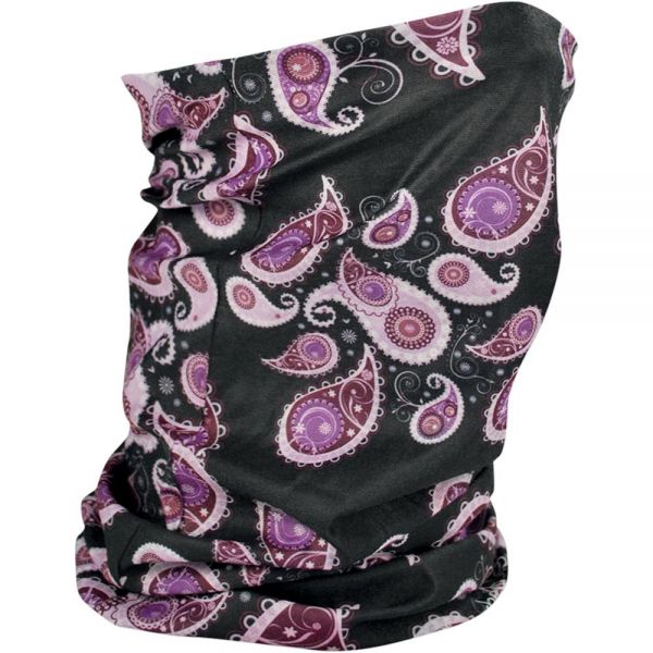 Motorrad-Halswrmer Zanheadgear Purple Paisley