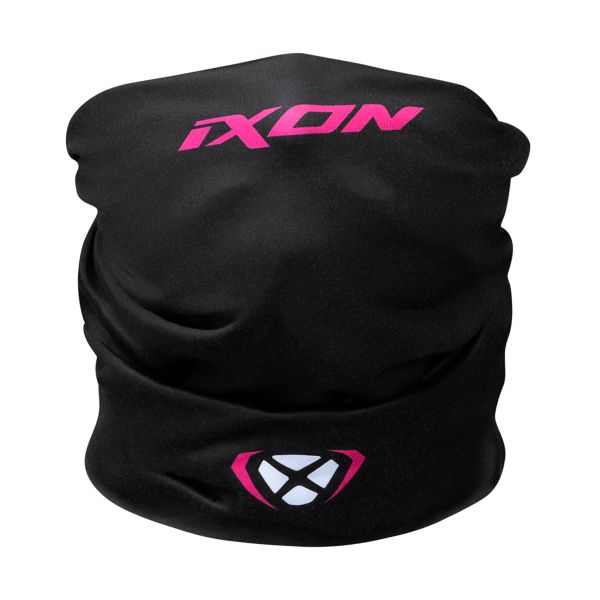Motorrad-Halswrmer Ixon Void Black White Fuchsia