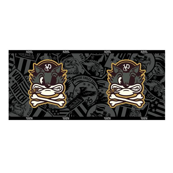 Motorrad-Halsw�rmer Von Dutch Big Cat Grey