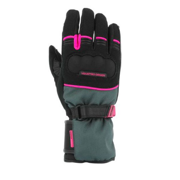 Motorradhandschuhe V'Quattro Active Lady 17 Black Pink