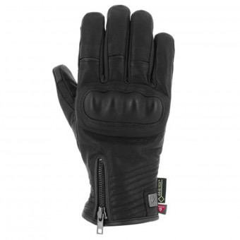 Motorradhandschuhe V'Quattro Cafe Racer Gore-Tex Black