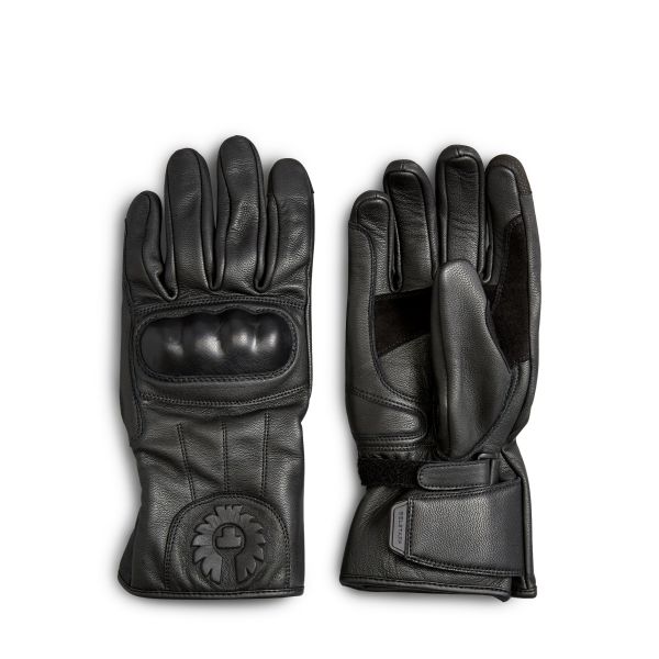 Motorradhandschuhe Belstaff Sprite Leather Black