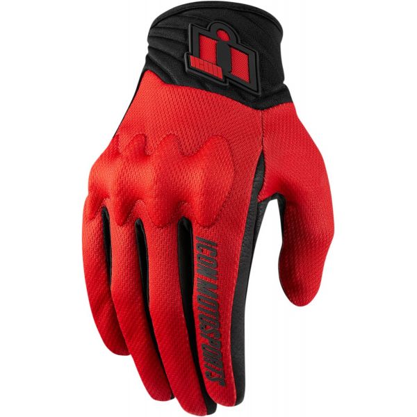 Motorradhandschuhe ICON Anthem 2 Glove Red
