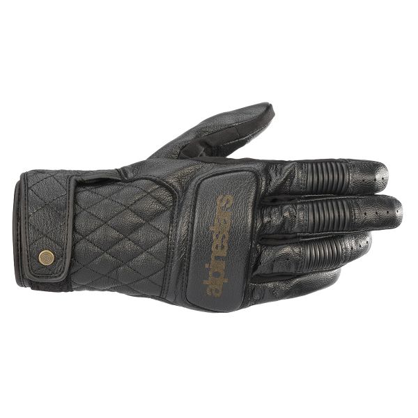 Motorradhandschuhe Alpinestars Brass Schwarz Motorradhandschuhe Alpinestars Brass Schwarz
