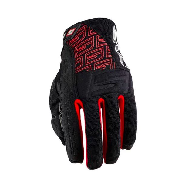 Motorradhandschuhe Five Enduro Quad Summer Black Red