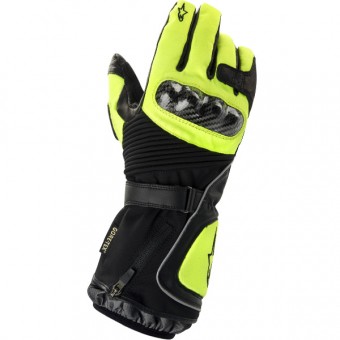 Motorradhandschuhe Alpinestars Jet Road Gore-Tex Schwarz Gelb Fluo