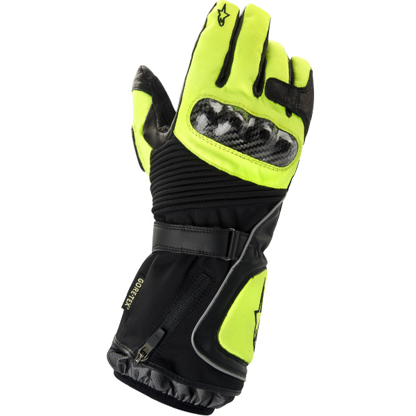 Motorradhandschuhe Alpinestars Jet Road Gore-Tex Schwarz Gelb Fluo