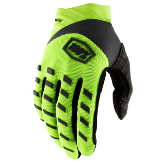 Motorradhandschuhe 100% Airmatic Neon Yellow Black