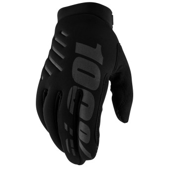 Motorradhandschuhe 100% Brisker Black