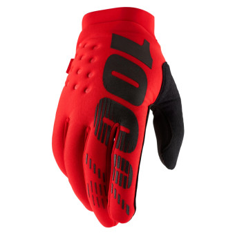 Motorradhandschuhe 100% Brisker Red