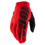 Motorradhandschuhe 100% Brisker Red