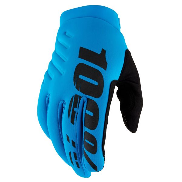 Motorradhandschuhe 100% Brisker Turquoise