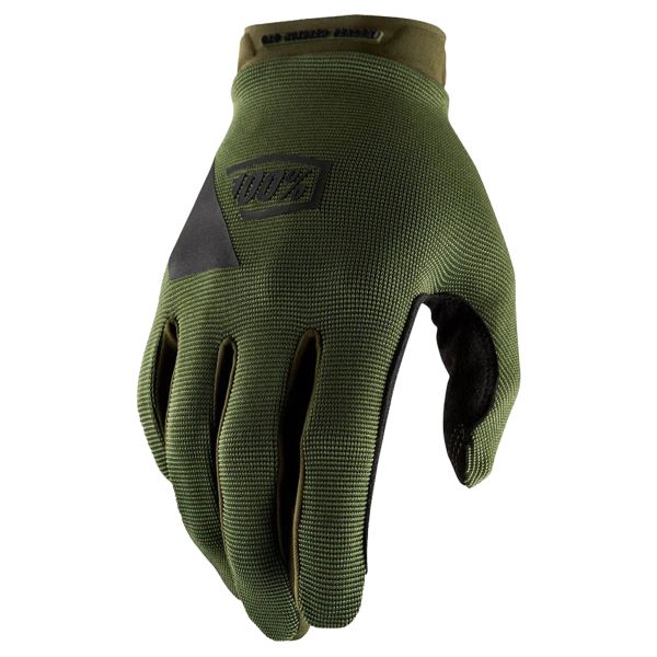 Motorradhandschuhe 100% Ridecamp Army Green