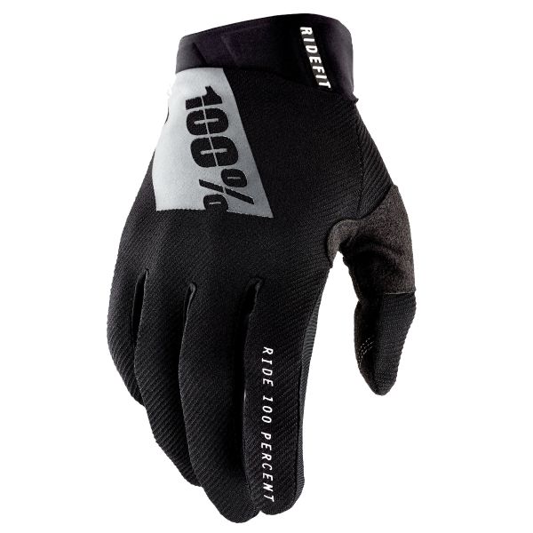 Motorradhandschuhe 100% Ridefit Black