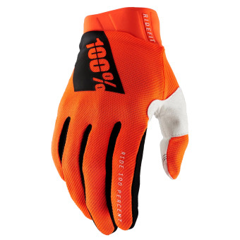 Motorradhandschuhe 100% Ridefit Orange Fluo
