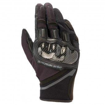 Motorradhandschuhe Alpinestars Chrome Black Tar Grey Motorradhandschuhe Alpinestars Chrome Black Tar Grey