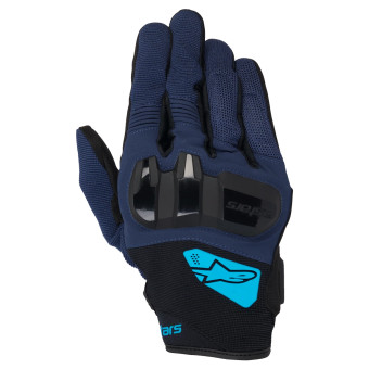 Motorradhandschuhe Alpinestars Chrome V2 Dark Blue Hawaiian Ocean