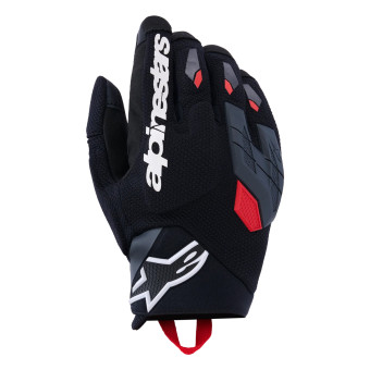 Motorradhandschuhe Alpinestars Durack Black Deep Gray Bright Red