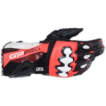 Motorradhandschuhe Alpinestars GP Pro R4 Black Red Fluo White Motorradhandschuhe Alpinestars GP Pro R4 Black Red Fluo White