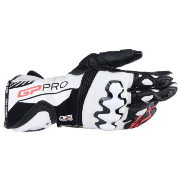 Motorradhandschuhe Alpinestars GP Pro R4 Black White Motorradhandschuhe Alpinestars GP Pro R4 Black White