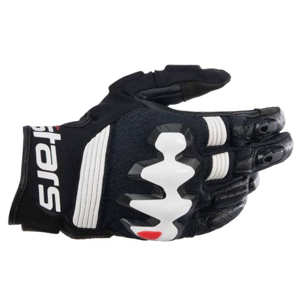 Motorradhandschuhe Alpinestars Halo Black White Motorradhandschuhe Alpinestars Halo Black White