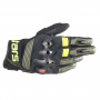 Motorradhandschuhe Alpinestars Halo Forest Black Yellow Fluo