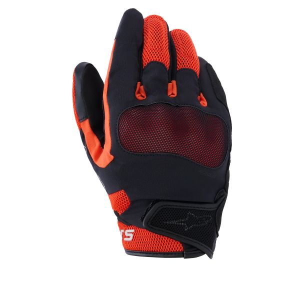 Motorradhandschuhe Alpinestars Mogress Airflow Black Red Tangerine