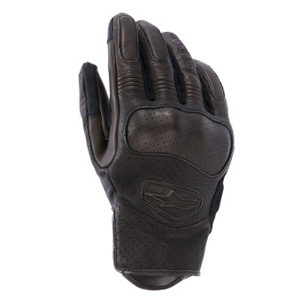 Motorradhandschuhe Alpinestars Mustang V3 Leather Dark Brown Black