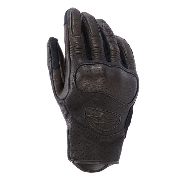 Motorradhandschuhe Alpinestars Mustang V3 Leather Dark Brown Black