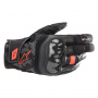 Motorradhandschuhe Alpinestars Smx Z Drystar Black Red Fluo
