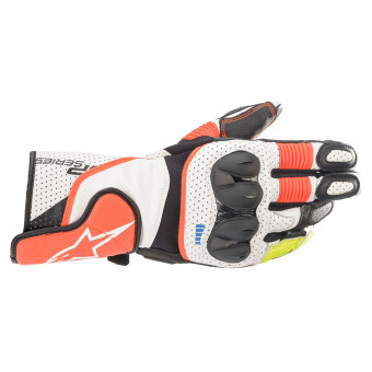 Motorradhandschuhe Alpinestars SP-2 V3 White Red Fluo Black