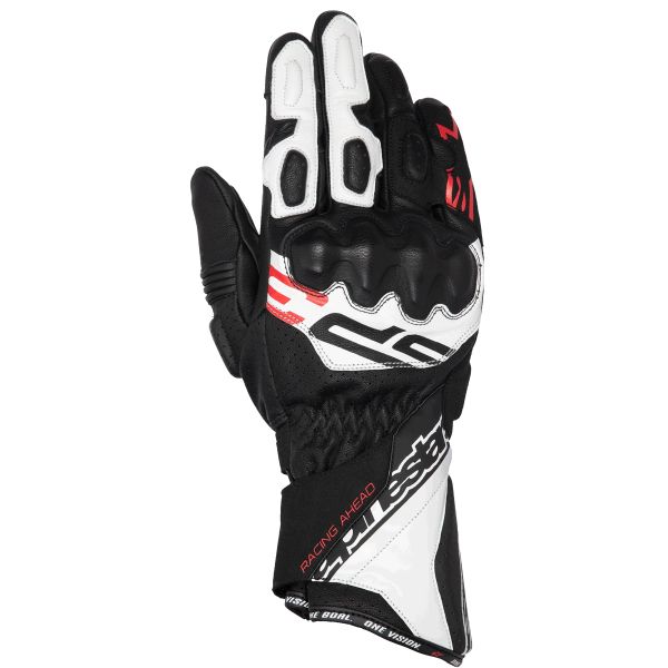 Motorradhandschuhe Alpinestars SP-3 Black White Red Fluo