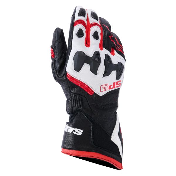Motorradhandschuhe Alpinestars SP-9 Black White Bright Red