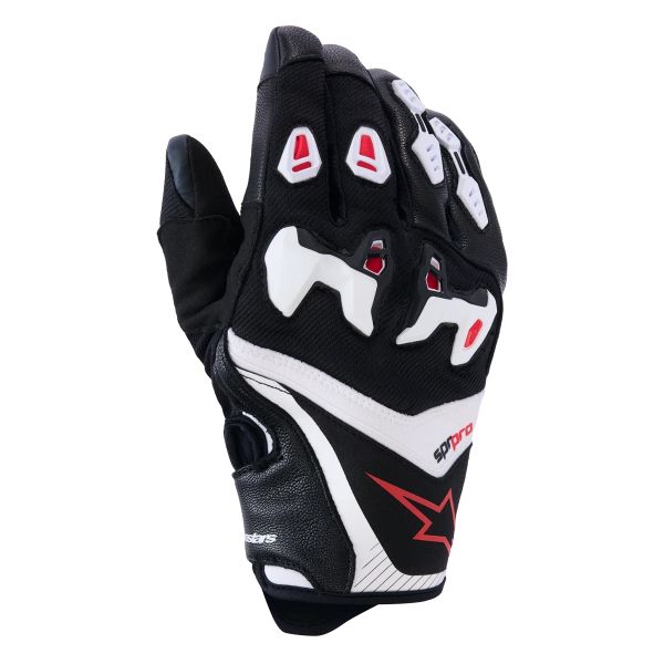 Motorradhandschuhe Alpinestars SP-R Pro Black White Bright Red