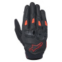 Motorradhandschuhe Alpinestars SP X 7 Black Dark Red Red Fluo
