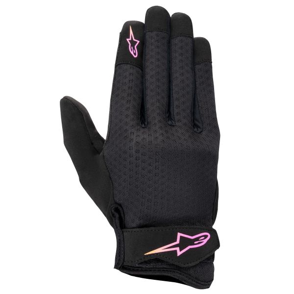 Motorradhandschuhe Alpinestars Stated Air Women Black Yellow Pink Motorradhandschuhe Alpinestars Stated Air Women Black Yellow Pink
