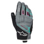 Motorradhandschuhe Alpinestars Stella Moblast WP Fur Gray Black Pink Fluo