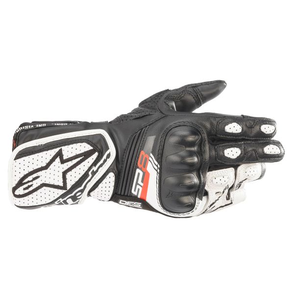 Motorradhandschuhe Alpinestars Stella SP-8 V3 Black White Motorradhandschuhe Alpinestars Stella SP-8 V3 Black White