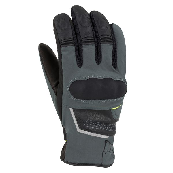 Motorradhandschuhe Bering Gourmy Black Grey Fluo Motorradhandschuhe Bering Gourmy Black Grey Fluo