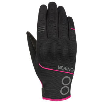 Motorradhandschuhe Bering Lady Nassau Schwarz fuschia Gloves