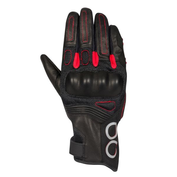 Motorradhandschuhe Bering Lady Pitts Black Red