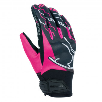 Motorradhandschuhe Bering Lady Walshe Black Fuchsia
