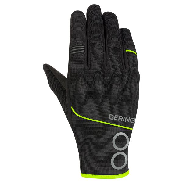 Motorradhandschuhe Bering Nassau Schwarz Fluo Gloves