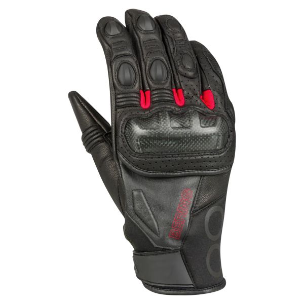 Motorradhandschuhe Bering Radial CE Black Red Motorradhandschuhe Bering Radial CE Black Red