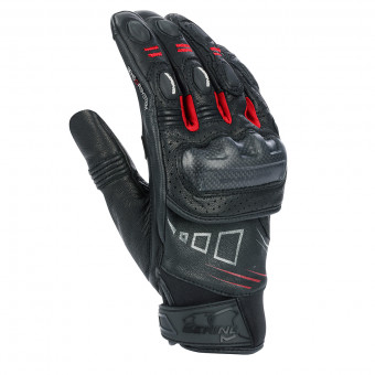 Motorradhandschuhe Bering Razzer Black White Red Motorradhandschuhe Bering Razzer Black White Red