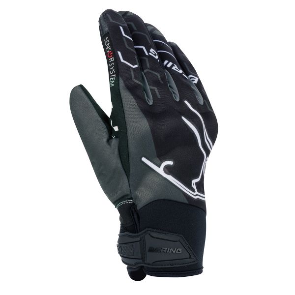 Motorradhandschuhe Bering Walshe Black Grey