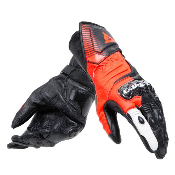 Dainese Carbon 4 Long Black Fluo Red White